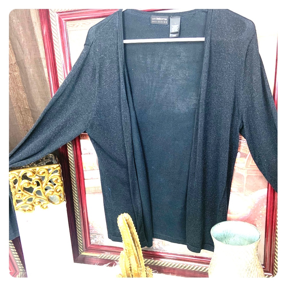Liz Claiborne beautiful black cardigan